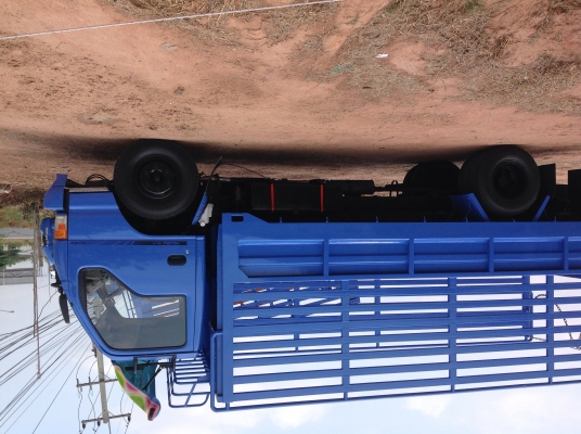 ขายรถบรรทุก6ล้อ ISUZU NPR 120 แรง หัวการ์ตูน รถห้าง กระบะคอกเหล็กยาว 5 เมตร สภาพสวยพร้อมใช้งาน เอกสารพร้อมโอน