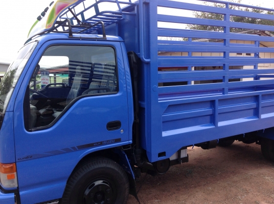 ขายรถบรรทุก6ล้อ ISUZU NPR 120 แรง หัวการ์ตูน รถห้าง กระบะคอกเหล็กยาว 5 เมตร สภาพสวยพร้อมใช้งาน เอกสารพร้อมโอน