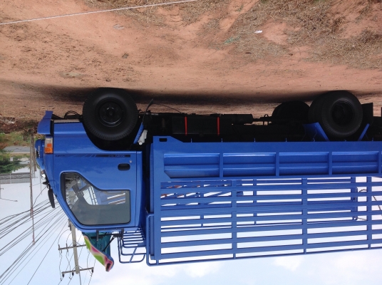 ขายรถบรรทุก6ล้อ ISUZU NPR 120 แรง หัวการ์ตูน รถห้าง กระบะคอกเหล็กยาว 5 เมตร สภาพสวยพร้อมใช้งาน เอกสารพร้อมโอน