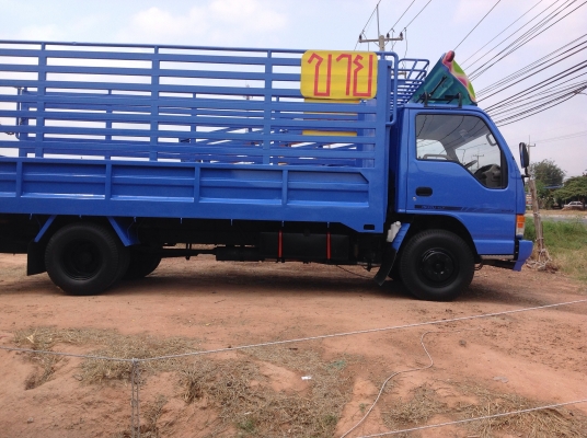 ขายรถบรรทุก6ล้อ ISUZU NPR 120 แรง หัวการ์ตูน รถห้าง กระบะคอกเหล็กยาว 5 เมตร สภาพสวยพร้อมใช้งาน เอกสารพร้อมโอน