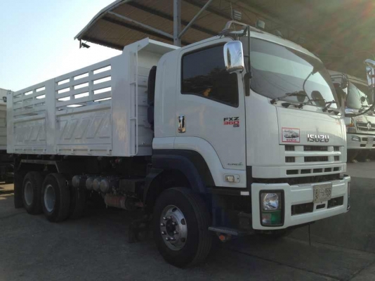 ต้องการขาย ISUZU 360HP ปี 54 ดั๊มแม่-ลูก คอกกะบะสามมิตร ลูก3เพลา