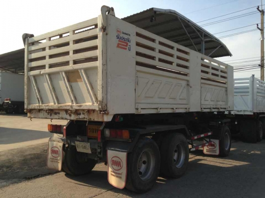 ต้องการขาย ISUZU 360HP ปี 54 ดั๊มแม่-ลูก คอกกะบะสามมิตร ลูก3เพลา