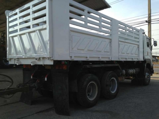 ต้องการขาย ISUZU 360HP ปี 54 ดั๊มแม่-ลูก คอกกะบะสามมิตร ลูก3เพลา