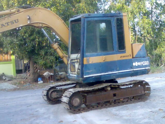 KOMATSU PC 60-5 เครื่องปั้มเดิม ช่วงล่างดี