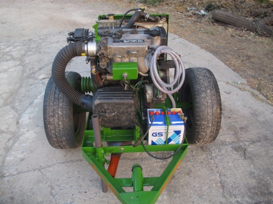 ขายเครื่องสูบน้ำใช้แก๊ส LPG 100\%ราคา 30000