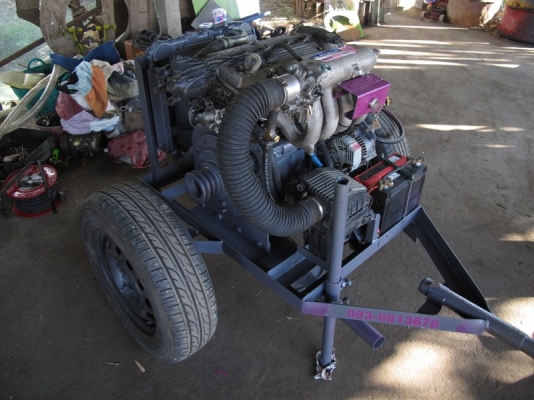 ขายเครื่องสูบน้ำใช้แก๊ส LPG 100\%ราคา 30000