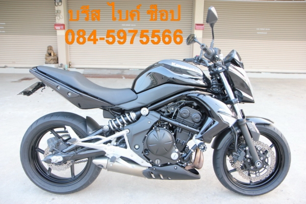 ขาย ER6N 650 ปี11 ABS ทะเบียนพร้อมโอน  ใหม่มากๆๆๆ มือเดียว