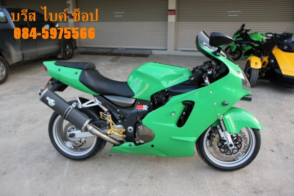 +++++ขาย kawasaki zx12r ปี2003 สเป็คus หัวฉีด แต่งเต็ม+++++