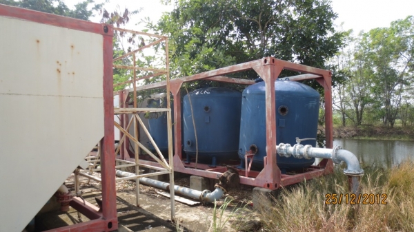 ระบบกรองน้ำเก่าทั้งระบบสำหรับปะปาเทศบาล ประมาณ 25 ลบ.ม/ชม ใช้งานแค่ 2 ปี