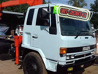 ขาย  รถบรรทุก 6 ล้อ ขนาดใหญ่  ติดเครนTADANO 2 ชัก 3 ตัน