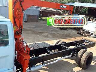 ขาย  รถบรรทุก 6 ล้อ ขนาดใหญ่  ติดเครนTADANO 2 ชัก 3 ตัน