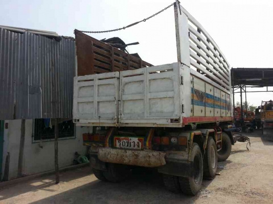 ขายด่วนลูกพ่วง3เพลาดั้ม(สามเพลายัด)ปี46รีบจองโทร0801515451