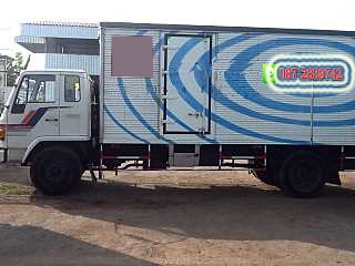 ขาย  รถบรรทุก 6 ล้อ ขนาดใหญ่  ตู้แห้ง 3 บาน