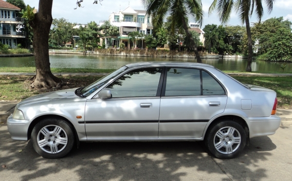 1997 HONDA, CITY 1.5 EXi Auto ดิสต์เบรค 4 ล้อ ขายพร้อมเล่ม