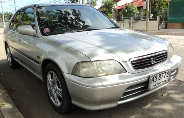 1997 HONDA, CITY 1.5 EXi Auto ดิสต์เบรค 4 ล้อ ขายพร้อมเล่ม