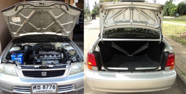 1997 HONDA, CITY 1.5 EXi Auto ดิสต์เบรค 4 ล้อ ขายพร้อมเล่ม