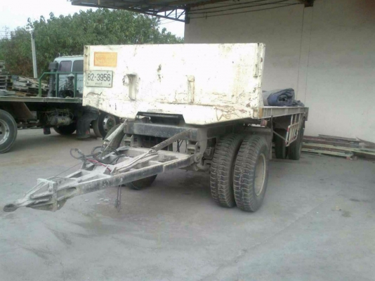 ขายครับ ลูกพ่วง 2 คาน พื้นเรียบ พร้อมใชงาน ขายแม่แล้ว เหลือแต่ลูก