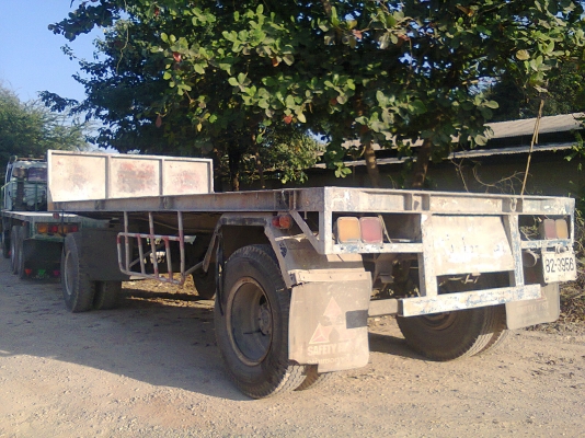 ขายครับ ลูกพ่วง 2 คาน พื้นเรียบ พร้อมใชงาน ขายแม่แล้ว เหลือแต่ลูก