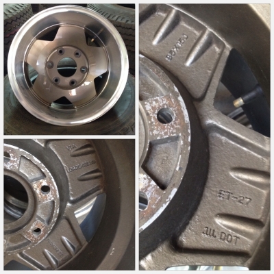 ขายล้อขอบ 15x8.5 ET-27 6/139.7 ลายดอกไม้ ออฟลึกมาก สวยครับ