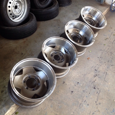 ขายล้อขอบ 15x8.5 ET-27 6/139.7 ลายดอกไม้ ออฟลึกมาก สวยครับ