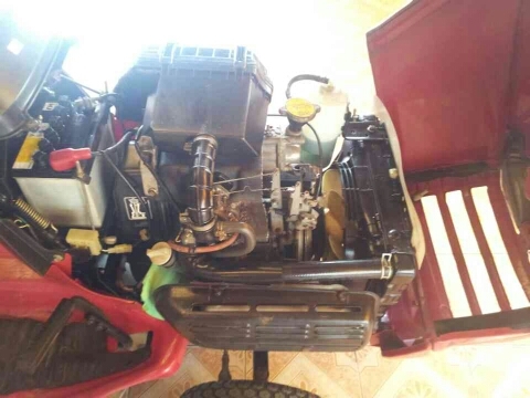 (มีคลิป วิดีโอด้านใน) ขายรถตัดหญ้านั่งขับ HONDA 4514 hydrastatic เครื่องยนต์13 เเรงม้า มีหม้อน้อน้ำระบายความร้อน