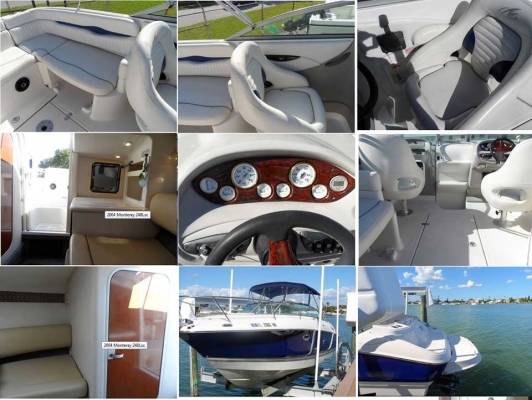 ขายเรือ Monteray 248 Montura 25ฟุต ปี 2004 มีCabin มีห้องน้ำ