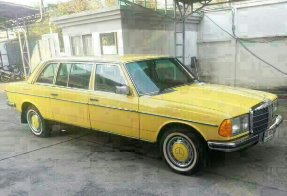 ขาย Benz 300D Limousine สีครีมเหลือง
