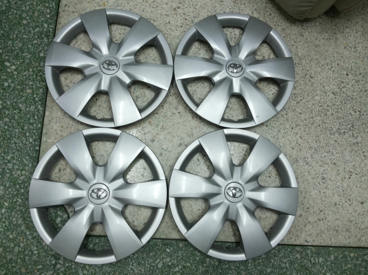 ล้อกะทะวีออส พร้อม ฝาครอบ ยาง 185 60 15 น้องๆป้ายแดง