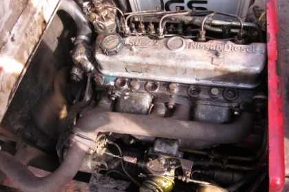 ขายรถยก FORKLIFT NISSAN QF02 เครื่องยนต์ดีเซล3สูบ 2ตัน ราคา 128,000 บาท