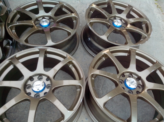 ขายแม็ก17มือสองพร้อมยาง4รู100 กว้าง7