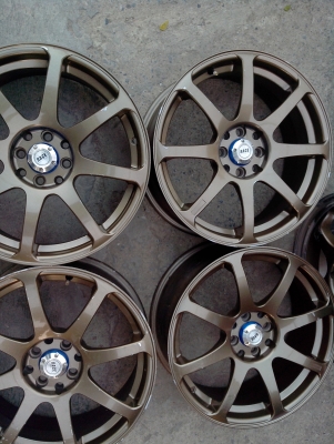 ขายแม็ก17มือสองพร้อมยาง4รู100 กว้าง7