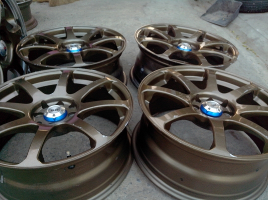 ขายแม็ก17มือสองพร้อมยาง4รู100 กว้าง7