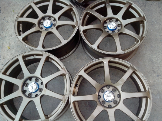 ขายแม็ก17มือสองพร้อมยาง4รู100 กว้าง7