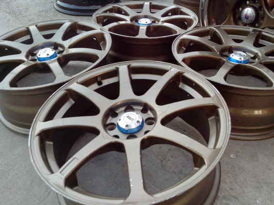 ขายแม็ก17มือสองพร้อมยาง4รู100 กว้าง7