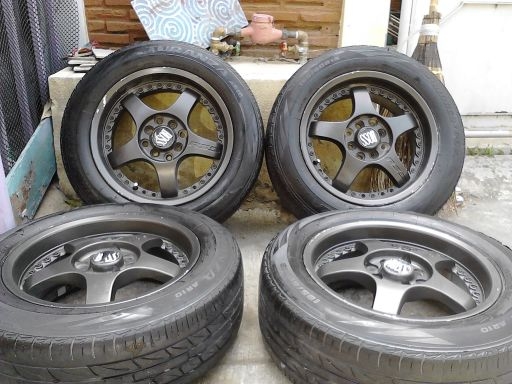 ล้อแม็กแต่ง ขอบ 15-18 4/5รู 100/114.3 หลายชุด ถูกๆ เข้ามาดูก่อนครับ