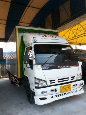 6 ล้อ ตู้ 3 บาน Izuzu NQR 175 แรงม้า