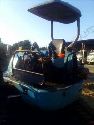 แบคโฮ ยี่ห้อ HITACHI EX50U เครื่อง ISUZU มีบุ้งกี3ลูก