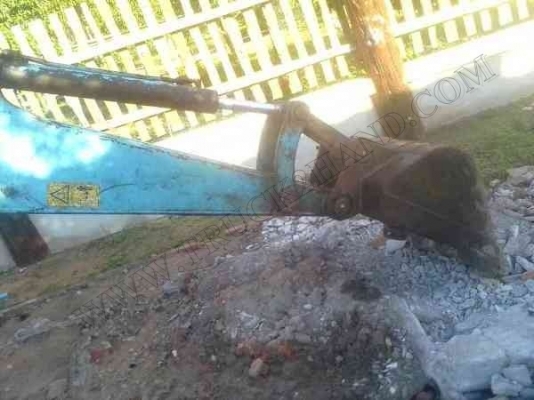 แบคโฮ ยี่ห้อ HITACHI EX50U เครื่อง ISUZU มีบุ้งกี3ลูก