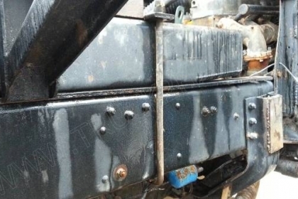 รถบรรทุก 10 ล้อดั๊มพ์ท้องเรือ ยี่ห้อ NISSAN ลงหัว HINO 2 เพลา 225 แรงม้า