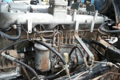 รถบรรทุก 10 ล้อดั๊มพ์ท้องเรือ ยี่ห้อ NISSAN ลงหัว HINO 2 เพลา 225 แรงม้า