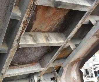 รถบรรทุก 10 ล้อดั๊มพ์ท้องเรือ ยี่ห้อ NISSAN ลงหัว HINO 2 เพลา 225 แรงม้า