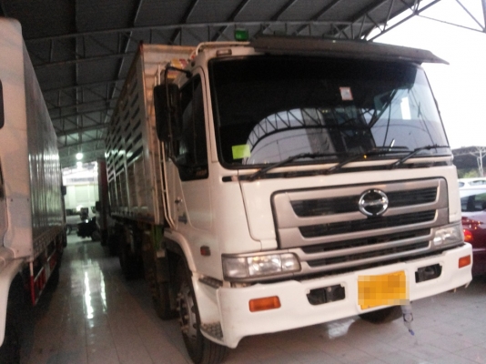 24 ล้อ ดั้มแม่ลูก 3 เพลา ปี2554 ฮีโน่ โปรเฟีย กระบะเหล็ก ดั๊มพ์คอกเกษร