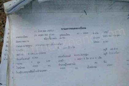 รถบรรทุก 6 ล้อ ยี่ห้อ HINO รุ่น FB 120 เเรงม้า