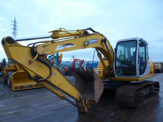 ขาย! รถขุดนำเข้ามือสอง SUMITOMO รุ่น SH120-3 / 120A3-7500 / ปี 2008 / 5403ชม. รถสต๊อคอยู่ที่ญี่ปุ่น