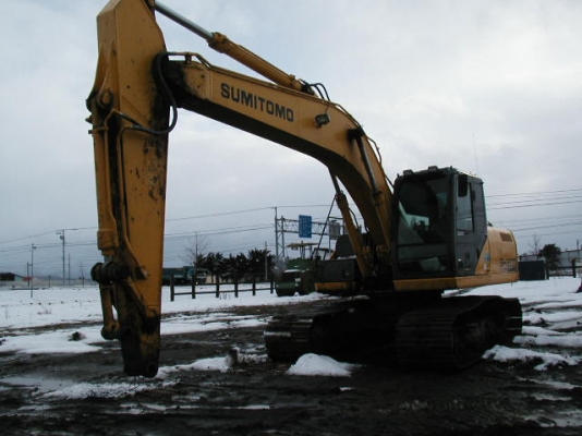 ขาย! รถขุดนำเข้ามือสอง SUMITOMO รุ่น SH200-5 / 200A5-2073 / ปี2009 / 10,260ชม. รถสต๊อคอยู่ที่ญี่ปุ่น