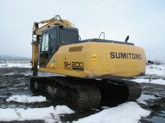 ขาย! รถขุดนำเข้ามือสอง SUMITOMO รุ่น SH200-5 / 200A5-2073 / ปี2009 / 10,260ชม. รถสต๊อคอยู่ที่ญี่ปุ่น