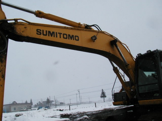 ขาย! รถขุดนำเข้ามือสอง SUMITOMO รุ่น SH200-5 / 200A5-2073 / ปี2009 / 10,260ชม. รถสต๊อคอยู่ที่ญี่ปุ่น