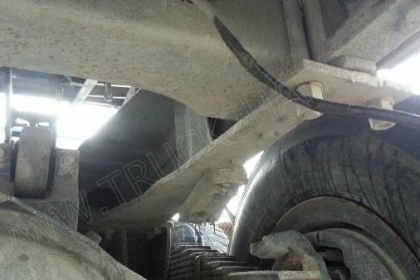 รถบรรทุก 10 ล้อดั๊มพ์ท้องเรือ ยี่ห้อ NISSAN ลงหัว HINO 2 เพลา 225 แรงม้า