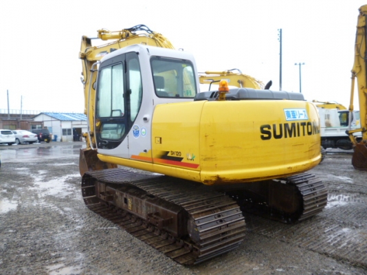 ขาย! รถขุดนำเข้ามือสอง SUMITOMO รุ่น SH120-3 / 120A3-6113 / ปี 2006 / 4641ชม. รถสต๊อคอยู่ที่ญี่ปุ่น