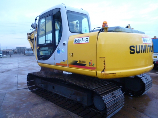ขาย! รถขุดนำเข้ามือสอง SUMITOMO รุ่น SH120-3 / 120A3-6137 / ปี 2006 / 5365ชม. รถสต๊อคอยู่ที่ญี่ปุ่น